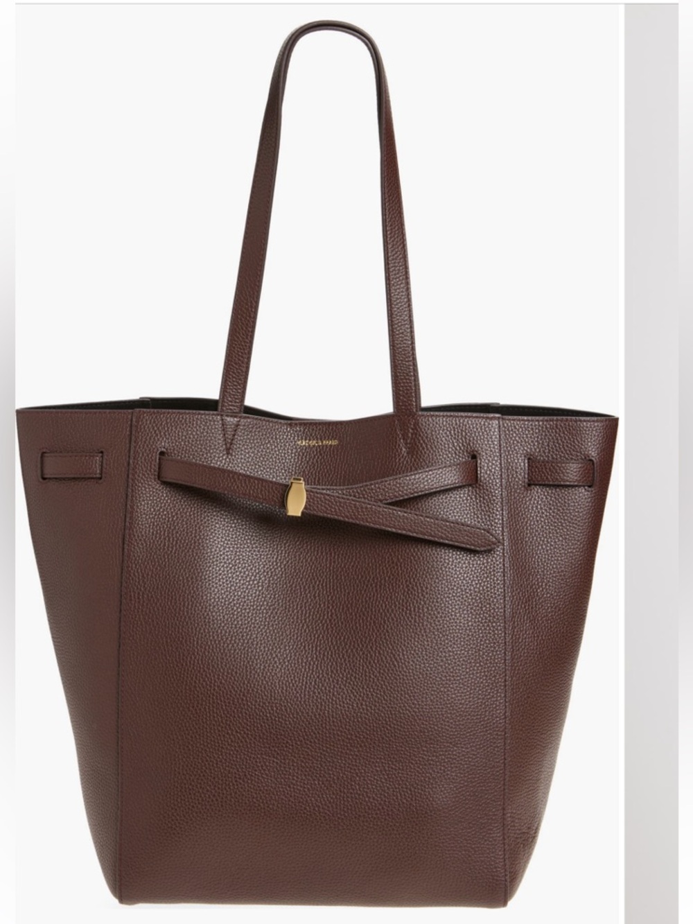 Veronica Beard Brown Dash Leather Tote